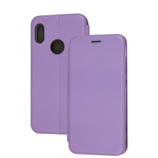 Чохол книжка Premium для Xiaomi Redmi Note 5 / Note 5 Pro світло-бузковий