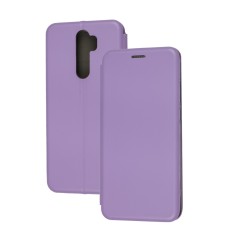 Чохол книжка Premium для Xiaomi Redmi Note 8 Pro світло-бузковий