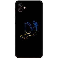 Чохол для Samsung Galaxy A04e (A042) MixCase патріотичні синє-жовтий голуб