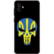 Чохол для Samsung Galaxy A04e (A042) MixCase патріотичні жовто-блакитний череп