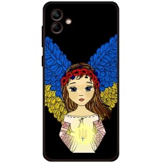 Чохол для Samsung Galaxy A04e (A042) MixCase патріотичні українка ангел