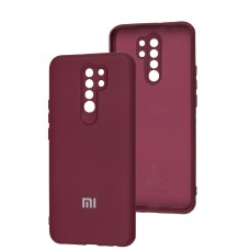 Чохол для Xiaomi Redmi 9 Full camera marsala