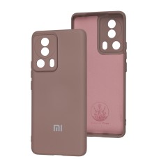 Чохол для Xiaomi  13 Lite Silicone Full camera pink sand