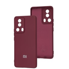 Чохол для Xiaomi  13 Lite Silicone Full camera marsala