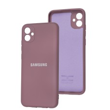 Чохол для Samsung Galaxy A04E (A042) Full camera лавандовий