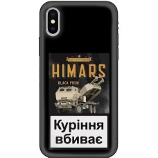 Чохол для iPhone X / Xs MixCase патріотичні Himars куріння вбиває