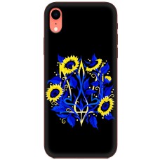 Чохол для iPhone Xr MixCase патріотичні герб соняшники