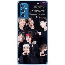 Чохол для Samsung Galaxy M52 (M526) MixCase BTS текст пісні
