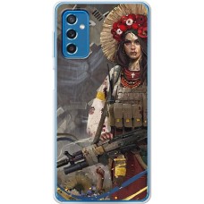 Чохол для Samsung Galaxy M52 (M526) MixCase патріотичні дівчина воїн