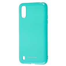 Чохол для Samsung Galaxy A01 (A015) Molan Cano глянець бірюзовий