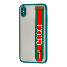 Чохол для iPhone X / Xs WristBand G III зелений