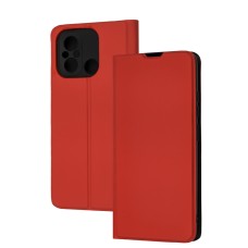 Чохол книжка Fibra для Xiaomi Redmi 12C / 11A / Poco C55 червоний
