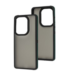Чохол для Xiaomi Redmi Note 13 Pro 4G / Poco M6 Pro 4G Shield Dual чорний / зелени