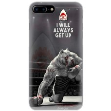 Чохол для iPhone 7 Plus / 8 Plus MixCase спорт принт спорт принт піт буль боксер