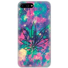 Чохол для iPhone 7 Plus / 8 Plus MixCase трава лист на кольоровому