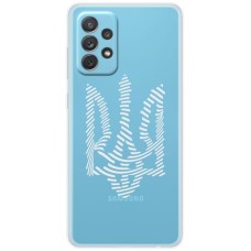 Чохол для Samsung Galaxy A13 (A135) MixCase патріотичні білий тризуб