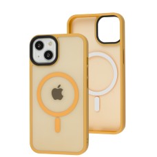 Чохол для iPhone 14 WAVE Matte Insane MagSafe orange