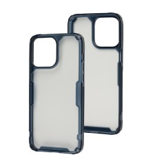 Чохол Nillkin Nature Series для iPhone 14 Pro Max темно-синій/прозорий