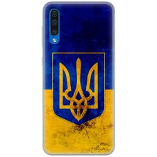 Чохол для Samsung Galaxy A50 / A50s / A30s MixCase патріотичні Герб на тлі Прапора