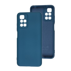 Чохол для Xiaomi Redmi 10 Wave camera colorful blue