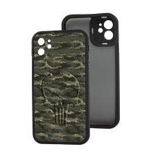 Чохол для iPhone 11 MixCase LikGus патротичні scull green