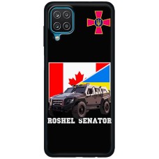 Чохол для Samsung Galaxy A12 / M12 MixCase техніка Roshel senator