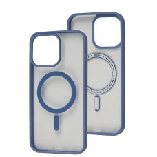 Чохол для iPhone 15 Pro Max Berlia Color MagSafe sierra blue