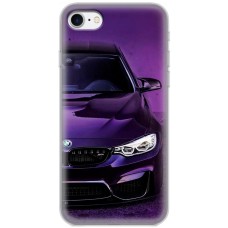 Чохол для iPhone 7 / 8 / SE MixCase авто бмв фіолетовий