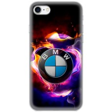 Чохол для iPhone 7 / 8 / SE MixCase авто бмв лого в диму