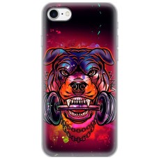 Чохол для iPhone 7 / 8 / SE MixCase звірі пес з гантелей
