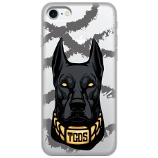 Чохол для iPhone 7 / 8 / SE MixCase звірі доберман