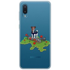 Чохол для Samsung Galaxy A02 (A022) MixCase Патрон захисник України