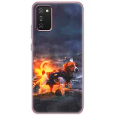 Чохол для Samsung Galaxy A02s (A025) MixCase Патрон у руїнах міста