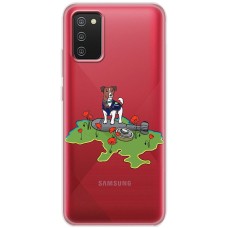 Чохол для Samsung Galaxy A02s (A025) MixCase Патрон захисник України