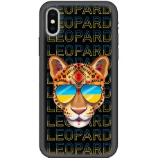 Чохол для iPhone X / Xs MixCase техніка гламурний Leopard