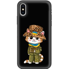 Чохол для iPhone X / Xs MixCase техніка леопардениш
