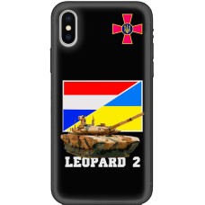 Чохол для iPhone X / Xs MixCase техніка Leopard 2