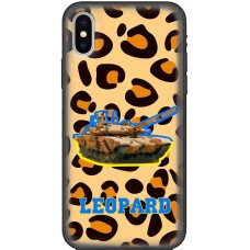 Чохол для iPhone Xs Max MixCase техніка масть Leopard