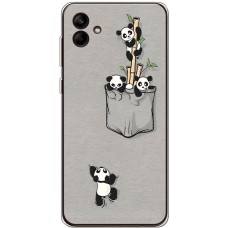 Чохол для Samsung Galaxy A04 (A045) MixCase мультики small panda