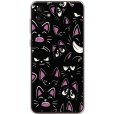 Чохол для Samsung Galaxy A04 (A045) MixCase мультики black cat