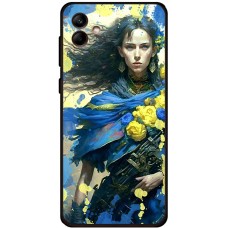 Чохол для Samsung Galaxy A04 (A045) MixCase патротичні Українка воїн
