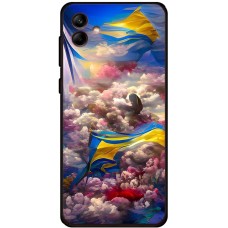 Чохол для Samsung Galaxy A04 (A045) MixCase патротичні Прапор фарбами