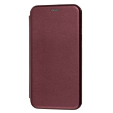 Чохол книжка Premium для Samsung Galaxy M21/M30s бордовий