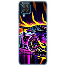 Чохол для Samsung Galaxy A12 (A125) MixCase машини в полум'ї