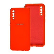 Чохол для Samsung Galaxy A50/A50s/A30s Silicone Full camera червоний