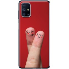 Чохол для Samsung Galaxy M 51 для закоханих 10