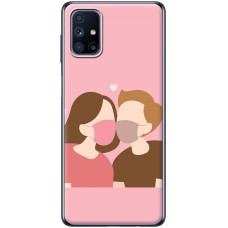 Чохол для Samsung Galaxy M 51 для закоханих 12