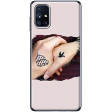 Чохол для Samsung Galaxy M 51 для закоханих 14