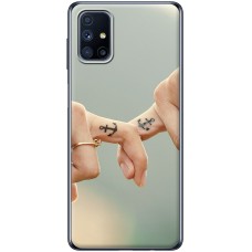 Чохол для Samsung Galaxy M 51 для закоханих 20