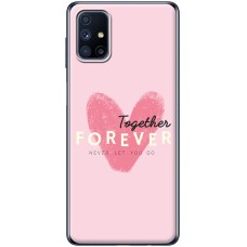 Чохол для Samsung Galaxy M 51 для закоханих 22